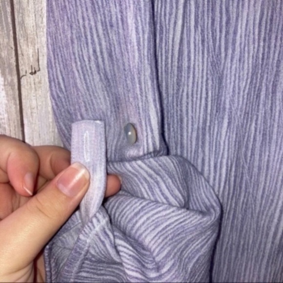 Soft Surroundings Purple Cowl Neck Tunic - Picture 4 of 8